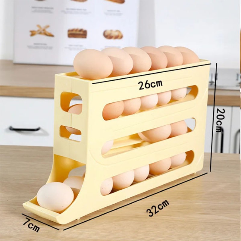 (১ পিস) 4 Layer Eggs Storage Racks