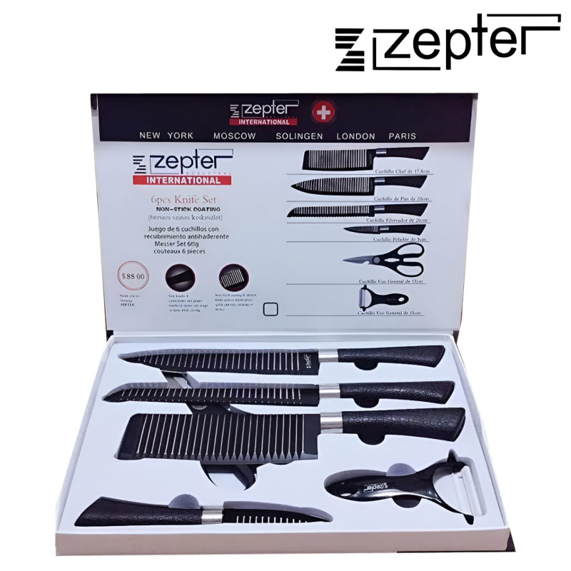 Zepter 6 pcs knife set update model